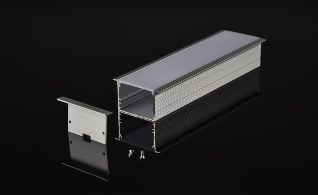 Lineær LED-gulvkanal i aluminium